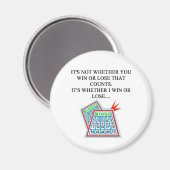 Bingo speler geschenken magneet (Voorkant / Achterkant)