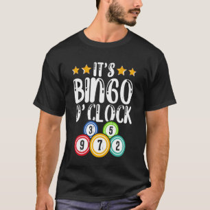 Bingo Speler Ontwerp Bingo Omroeper Gokken Bingo L T-shirt