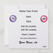 BINGO - SRF KAART (Achterkant)