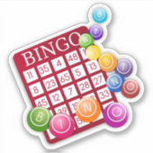 Bingo! Sticker (Voorkant)