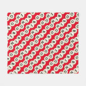 Bingo word art fleece deken (Voorkant (Horizontaal))