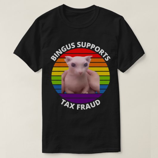 Bingus My Beloved Sphinx Cat Meme T-shirt (Design voorkant)