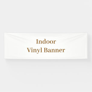 Binnen 76 x 244 cm vinyl banner