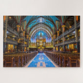 BINNEN DE KATHEDRAL NOTRE DAME LEGPUZZEL (Horizontaal)