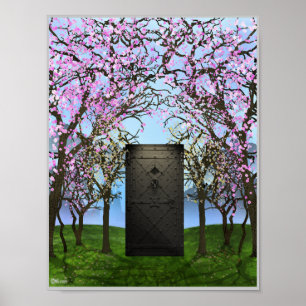 Binnen de knop poster