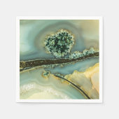 Binnen een halfedelsteen servet (Voorkant)