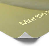 Binnen een witte roos poster (Hoek)