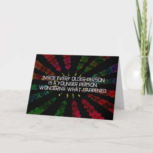 Binnen elke oudere Kaart van de persoonsVerjaardag (Voorkant)