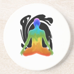 BINNEN EN BUITEN ZANDSTEEN ONDERZETTER