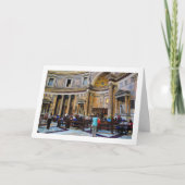 Binnen het Pantheon, Rome, Italië Kaart (Voorkant)