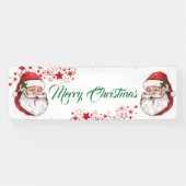 Binnen Openlucht Banner-Vrolijke Kerstmisbanner Spandoek (Horizontaal)