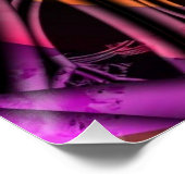 Binnen | Rainbow Fractal Art Perfect Poster (Hoek)