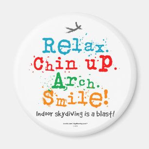 Binnen Skydiving is een Blast! Magneet