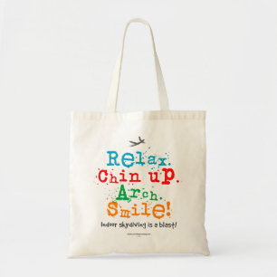 Binnen Skydiving is een Ontploffing! Tote Bag