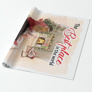 Binnen uw knuffel deken paar Valentijn cadeau Cadeaupapier