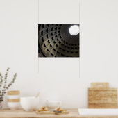 Binnen van Pantheon Poster (Keuken)