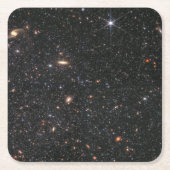 Binnen WLM Dwarf Galaxy | NIRCam | JWST Vierkante Kartonnen Onderzetter (Voorkant)