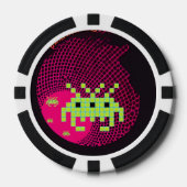 Binnendringende ruimtekoningen poker chips (Voorkant)