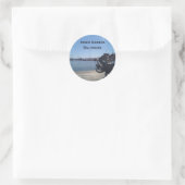 Binnenhaven Ronde Sticker (Tas)