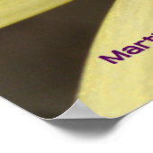 Binnenin een gele daisy poster (Hoek)