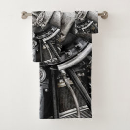 Binnenin een schroef bad handdoek