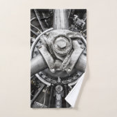 Binnenin een schroef bad handdoek (Handdoek)