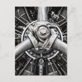 Binnenin een schroef briefkaart