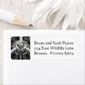 Binnenin een schroef etiket (Insitu)