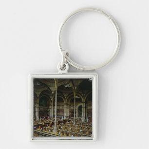 Binnenkant van de "Salle des Imprimes", 1868 Sleutelhanger