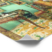 Binnenkant van een woonkamer, 1847 poster (Hoek)