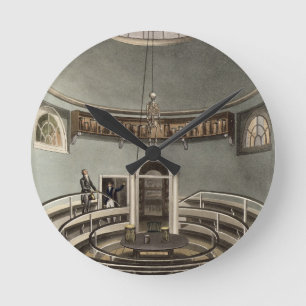 Binnenkant van het anatomietheater in Cambridge, v Ronde Klok