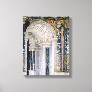 Binnenkant van het Museum Kunsthistorisches Canvas Afdruk