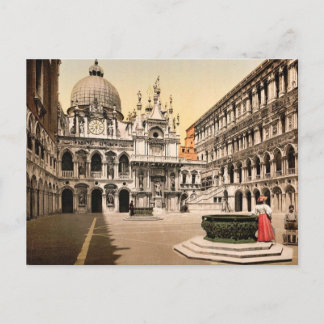 Binnenkant van het paleis van de Doges, met de St. Briefkaart