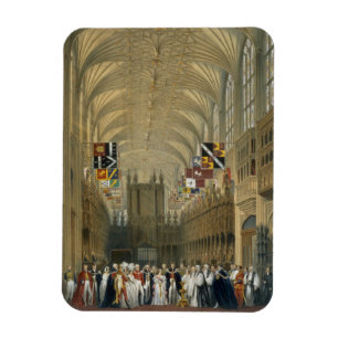 Binnenkant van St. George's Chapel, 1838 (kleurenl Magneet