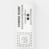 Binnenkort beschikbaar voor sociale media en Squar Spandoek (Verticaal)