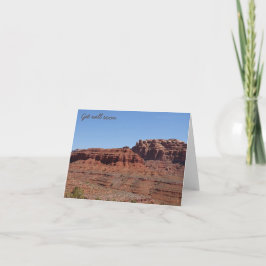 Binnenkort beter - Valley of the Gods Bedankkaart