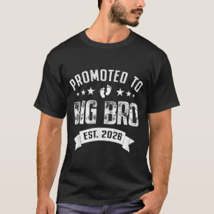 Binnenkort bevorderd tot grote broer est 2026 t-shirt