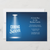 Binnenkort Boy zwangerschapsaankondiging Aankondiging (Voorkant)
