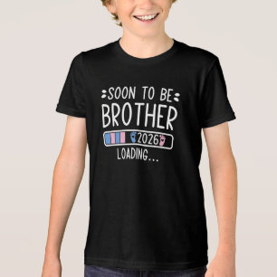 Binnenkort Broer 2026 Nieuwe Baby Aankomst Kleding Tri-Blend Shirt