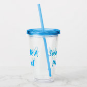 Binnenkort een man voor de man acryl drinkbeker (Links)