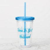 Binnenkort een man voor de man acryl drinkbeker (Voorkant)