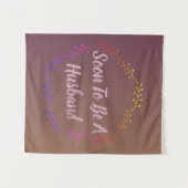 Binnenkort een man voor de man wandkleed (Voorkant (horizontaal))