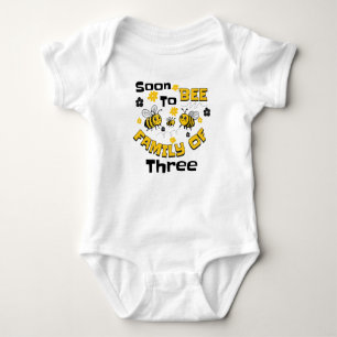 Binnenkort Familie van Drie Baby Aankondiging Romper