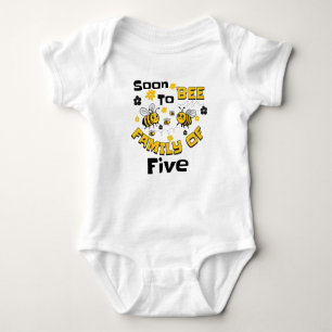 Binnenkort Familie van Vijf Baby Aankondiging Romper