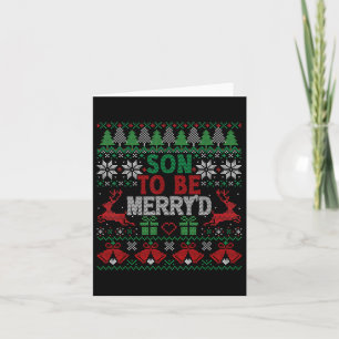 Binnenkort getrouwd met vrolijke kerst lelijke tru kaart
