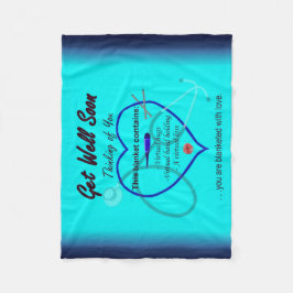 Binnenkort goed nieuws #2 fleece deken