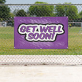 Binnenkort goed paars spandoek (Insitu)