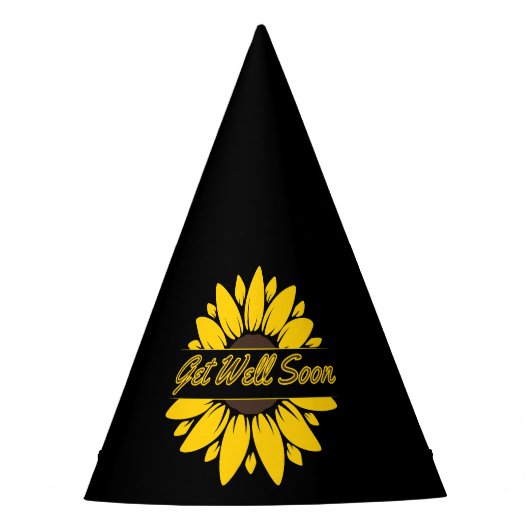 Binnenkort goed Pet Zonnebloem Feesthoedjes (Voorkant)