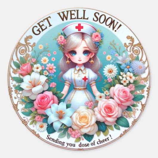 Binnenkort goed ronde sticker (Voorkant)