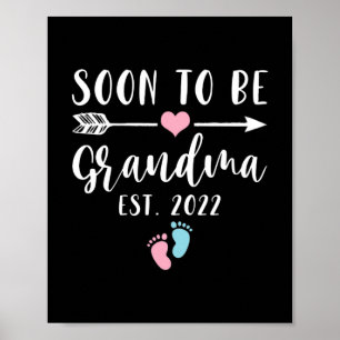 Binnenkort grootmoeder 2022 voor New Grandma Poster